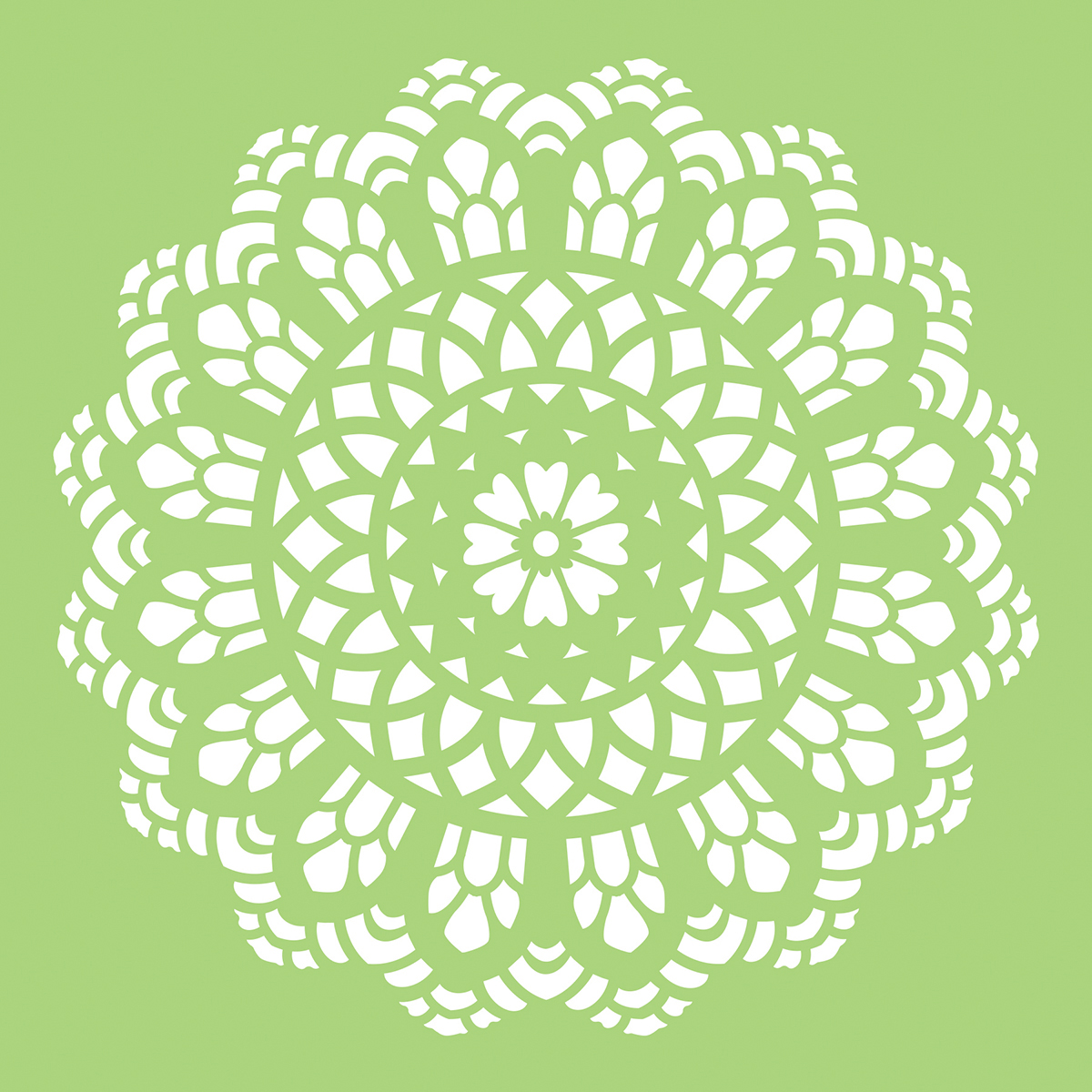 Kaisercraft IT443 6 x 6 in. Designer Templates Mandala Kaisercraft IT443 6 x 6 in. Designer Templates Mandala