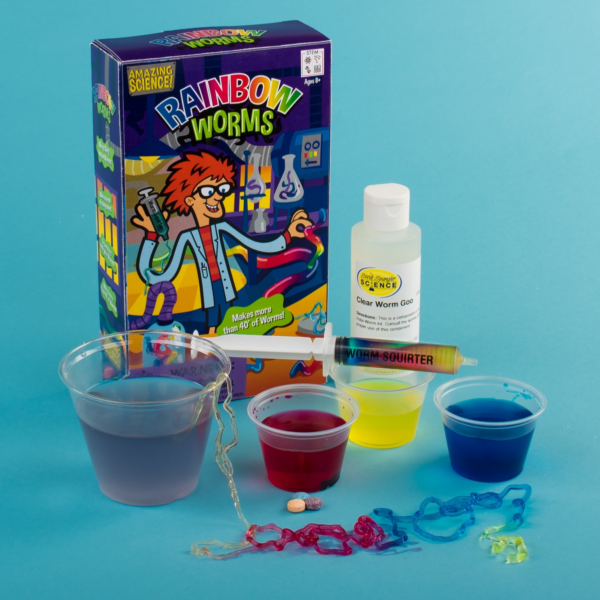 5890 Rainbow Worms Science Kit