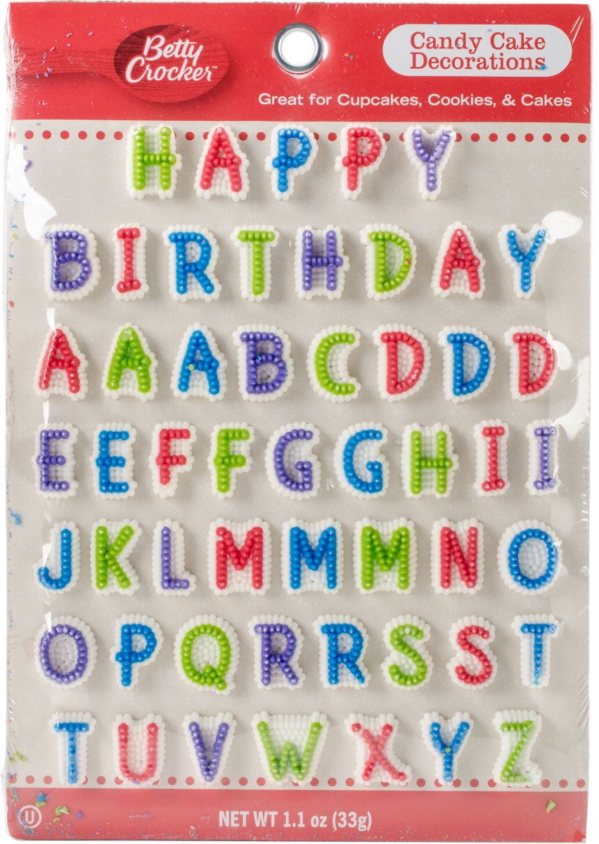 UPC 071169227621 product image for Betty Crocker BC22762 Betty Crocker Candy Cake Decorations - Happy Birthday & Al | upcitemdb.com