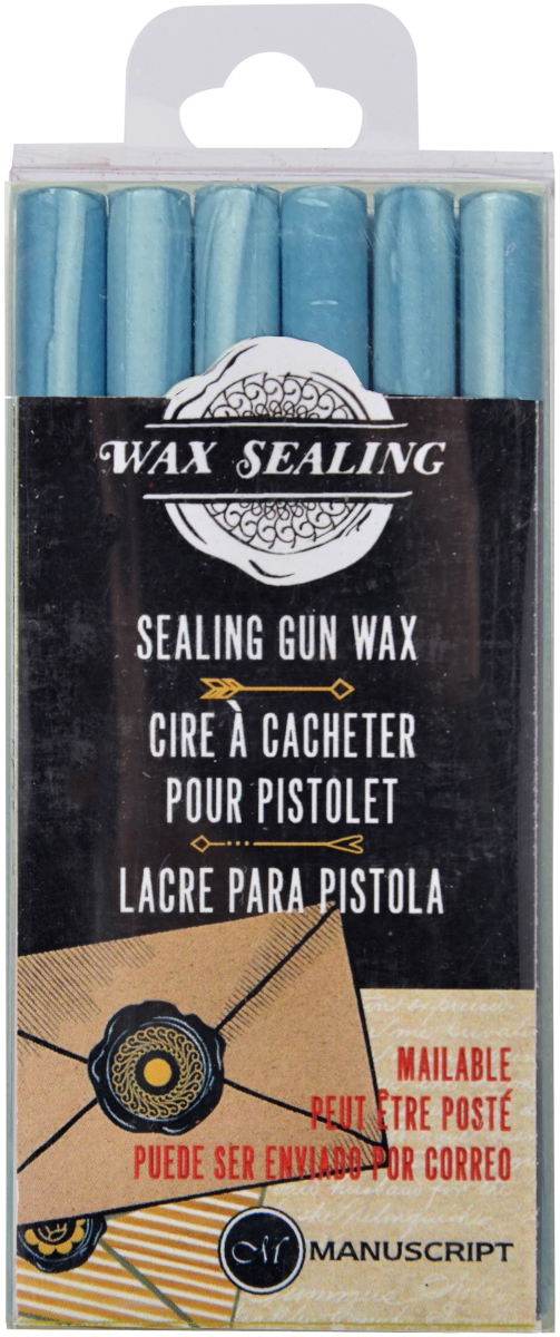 7626blu Blue Sealing Gun Wax - Pack Of 6