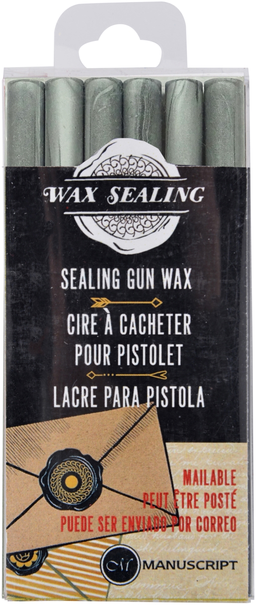 7626slv Silver Sealing Gun Wax - Pack Of 6