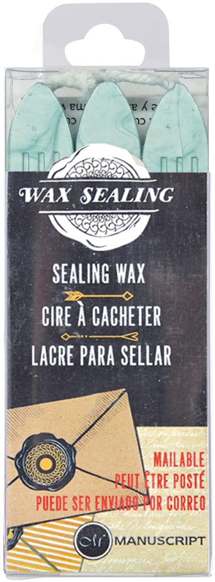 7633aqu Aqua Sealing Wax - Pack Of 3