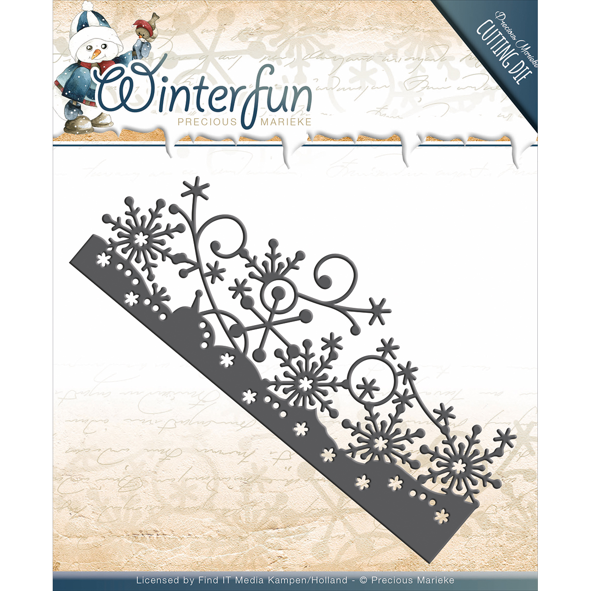 Find It Trading PM10077 Precious Marieke Winterfun Die - Border Find It Trading PM10077 Precious Marieke Winterfun Die - Border
