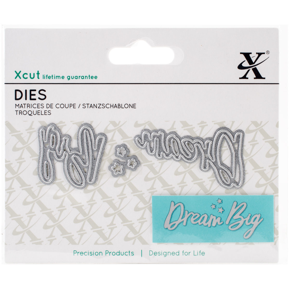 Docrafts XC504052 Xcut Mini Decorative Dies - Dream Big Sentiment - 3 per Pack Docrafts XC504052 Xcut Mini Decorative Dies - Dream Big Sentiment - 3 per Pack
