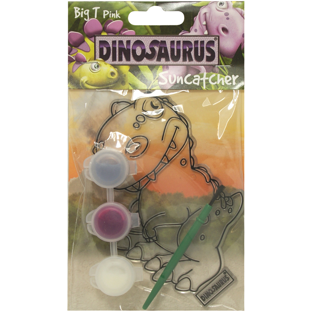 Trimcraft DCSUN-16 Dinosaurus Suncatcher - Big T-Pink Trimcraft DCSUN-16 Dinosaurus Suncatcher - Big T-Pink