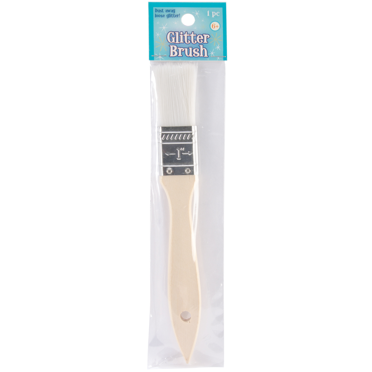 Advantus SUL50898 1 in. Sulyn Glitter Brush White Bristles Advantus SUL50898 1 in. Sulyn Glitter Brush White Bristles
