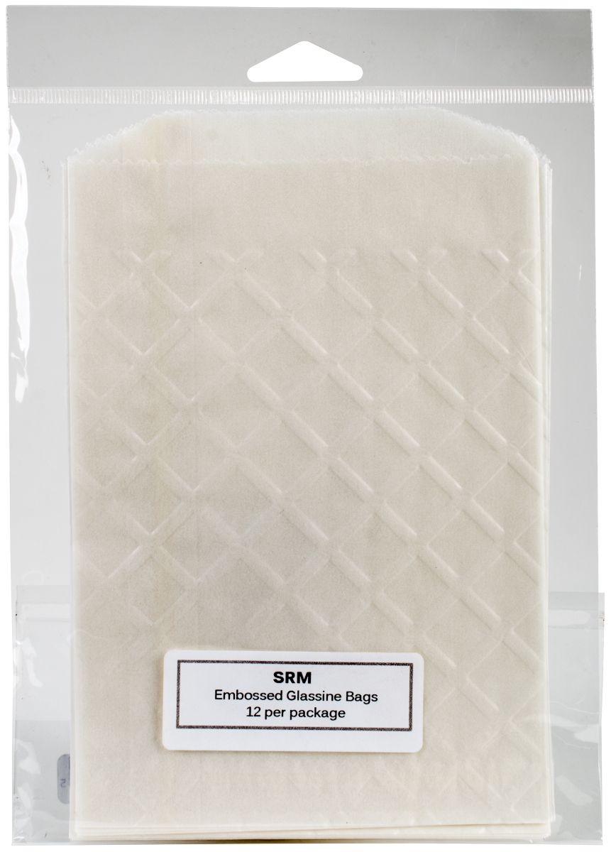 SRM Press SRM65029 4.75 x 6.75 in. Embossed Glassine Bags - Lattice - 12 per Pack SRM Press SRM65029 4.75 x 6.75 in. Embossed Glassine Bags - Lattice - 12 per Pack