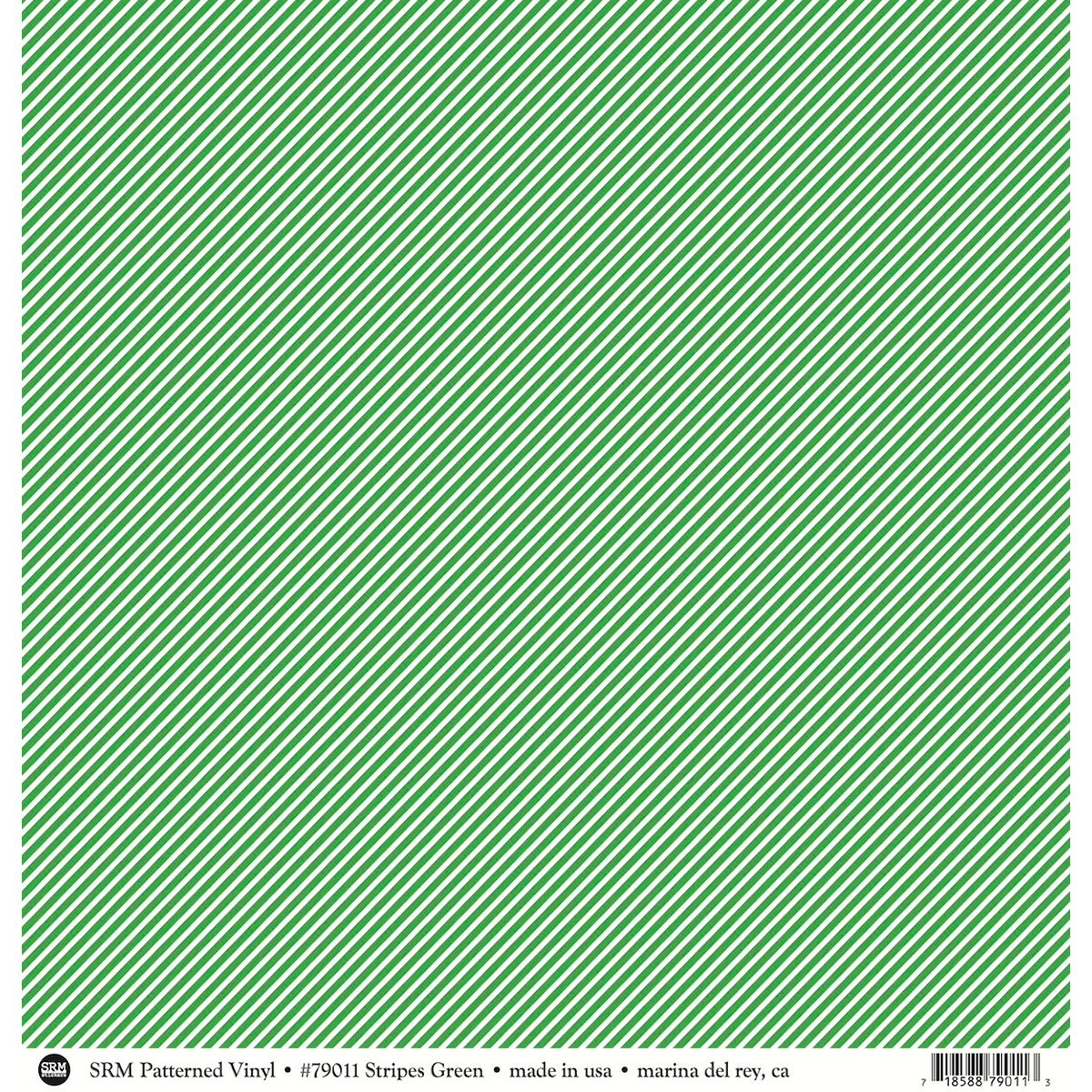 SRM Press SRM79011 12 x 12 in. SRM Patterned Vinyl Matte Stripes Green - 12 per Pack SRM Press SRM79011 12 x 12 in. SRM Patterned Vinyl Matte Stripes Green - 12 per Pack