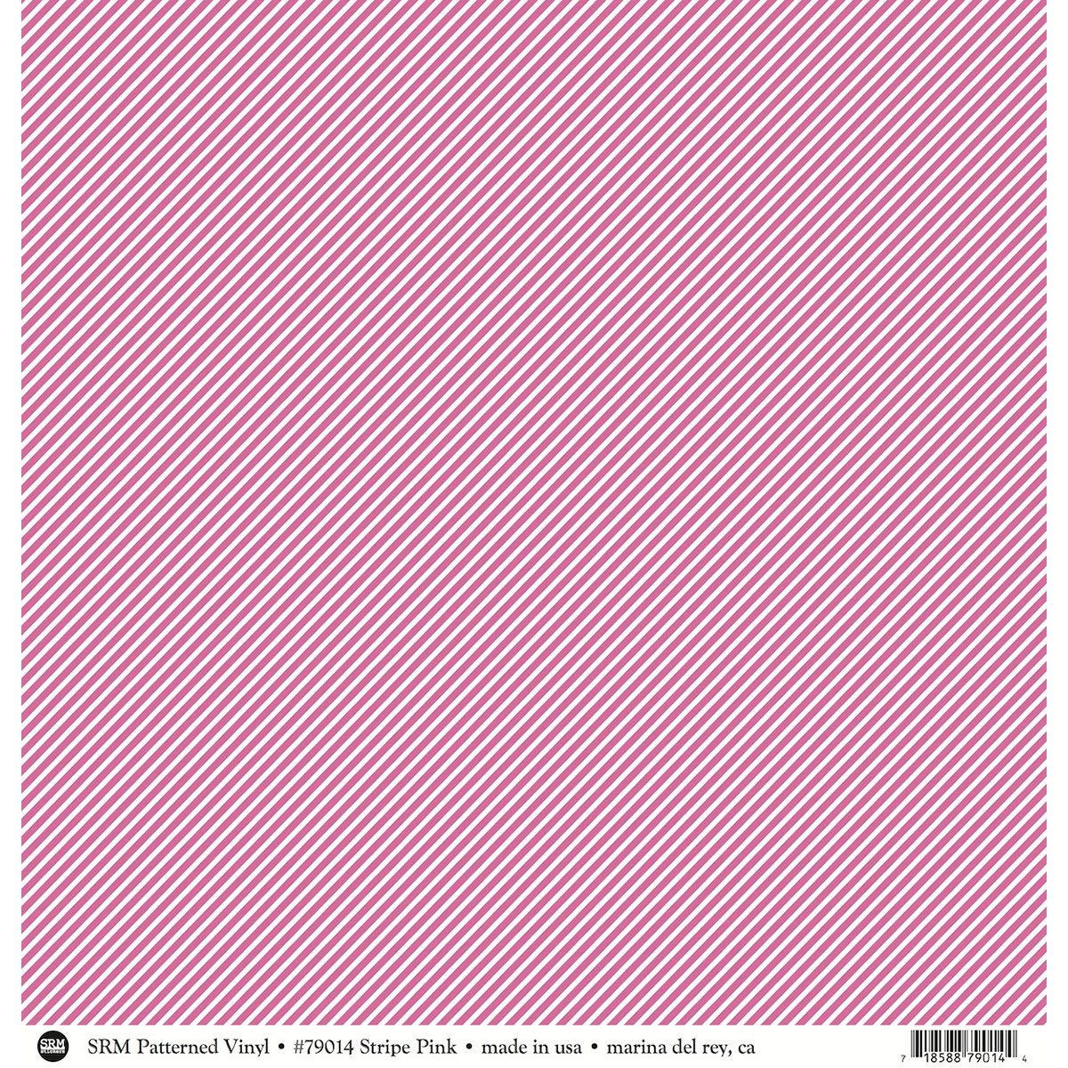 SRM Press SRM79014 12 x 12 in. SRM Patterned Vinyl Matte Stripes Pink - 12 per Pack SRM Press SRM79014 12 x 12 in. SRM Patterned Vinyl Matte Stripes Pink - 12 per Pack