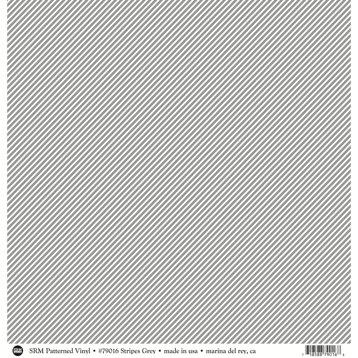 SRM Press SRM79016 12 x 12 in. SRM Patterned Vinyl Matte Stripes Grey - 12 per Pack SRM Press SRM79016 12 x 12 in. SRM Patterned Vinyl Matte Stripes Grey - 12 per Pack