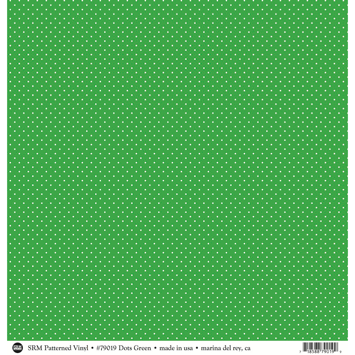 SRM Press SRM79019 12 x 12 in. SRM Patterned Vinyl Matte Dots Green - 12 per Pack SRM Press SRM79019 12 x 12 in. SRM Patterned Vinyl Matte Dots Green - 12 per Pack