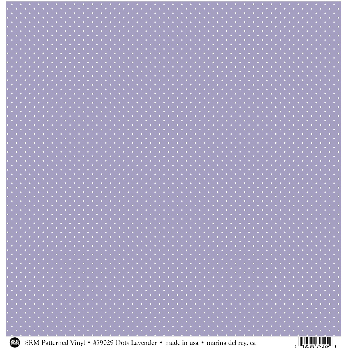 SRM Press SRM79029 12 x 12 in. SRM Patterned Vinyl Matte Dots Lavender - 12 per Pack SRM Press SRM79029 12 x 12 in. SRM Patterned Vinyl Matte Dots Lavender - 12 per Pack