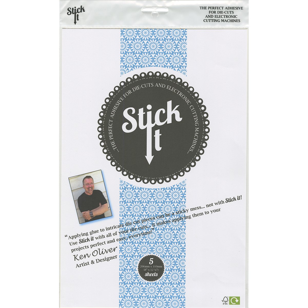 Sk310 8 X 12.25 In. Stick It Adhesive Sheets - 5 Per Pack