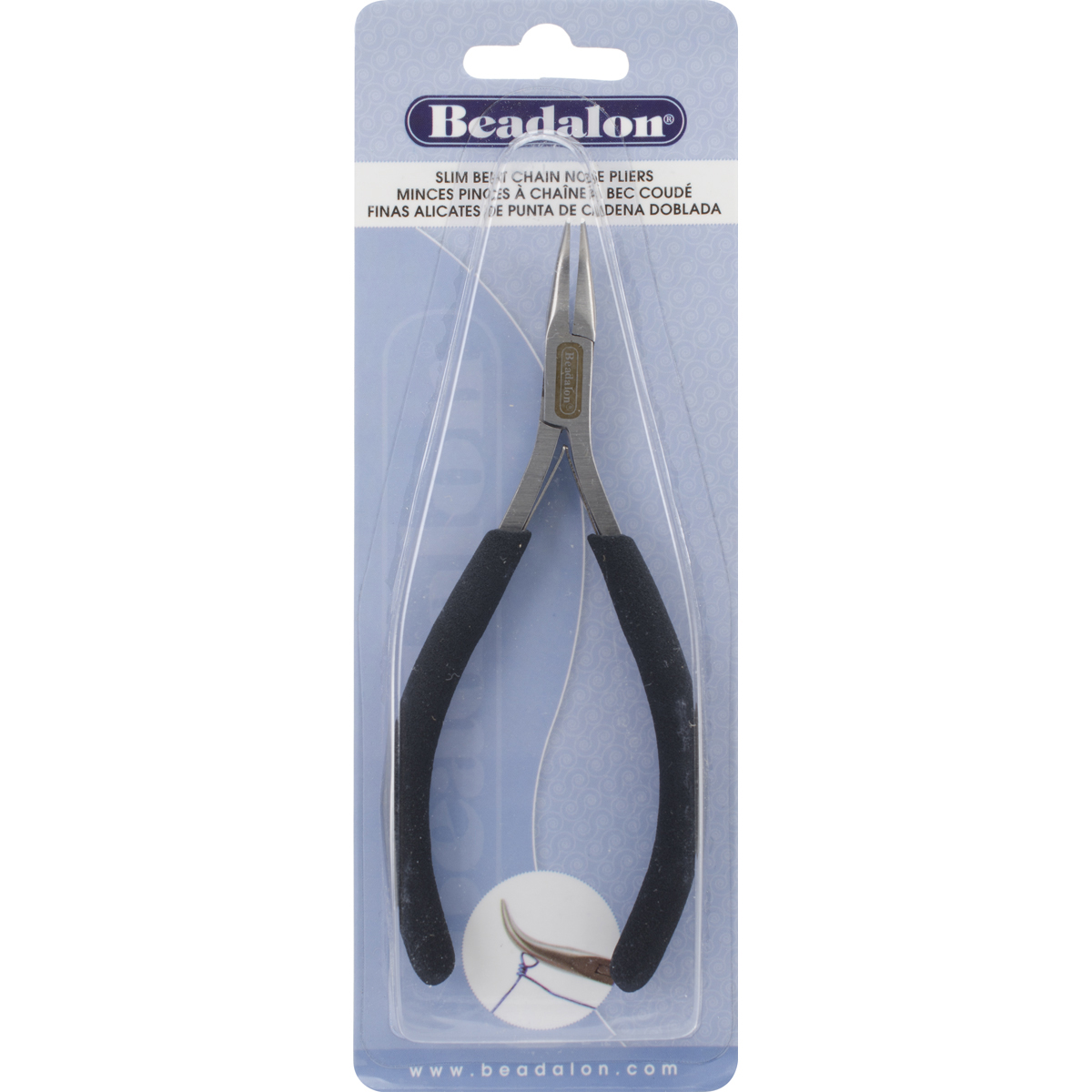 201a-013 Pliers 5.75 In. Slim Bent Chain Nose