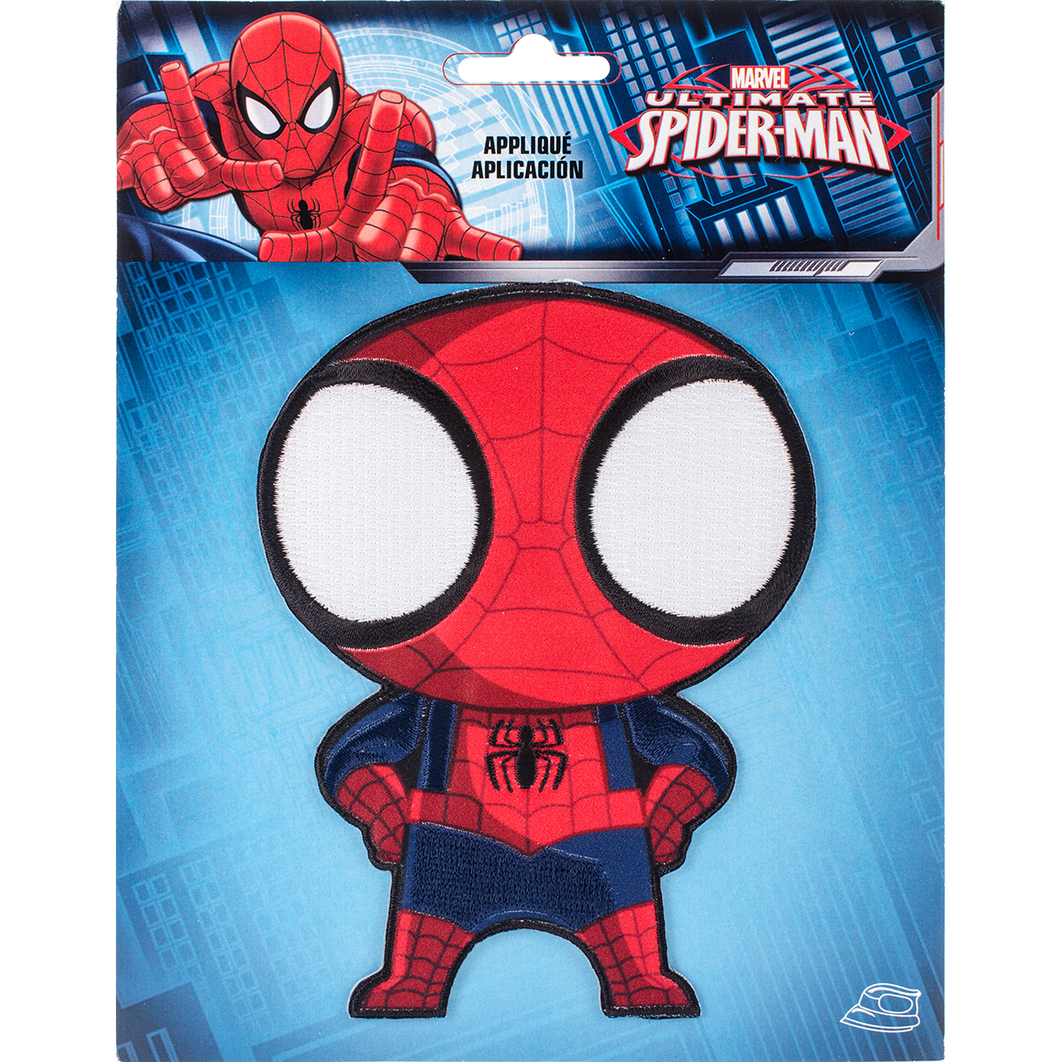 193 1175 Marvel Comics Iron-on Applique Spider-man, 0.5 Lbs