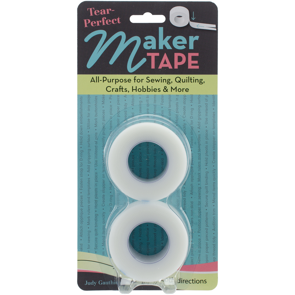C&t Publishing 20336 Tear-perfect Maker Tape 1 In. X 10 Yards - 2 Per Pack