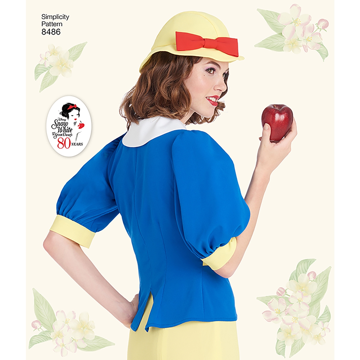 US8486R5 Misses 1930s Snow White Dress and Hat Pattern, R5 - 14-16-18-20-22