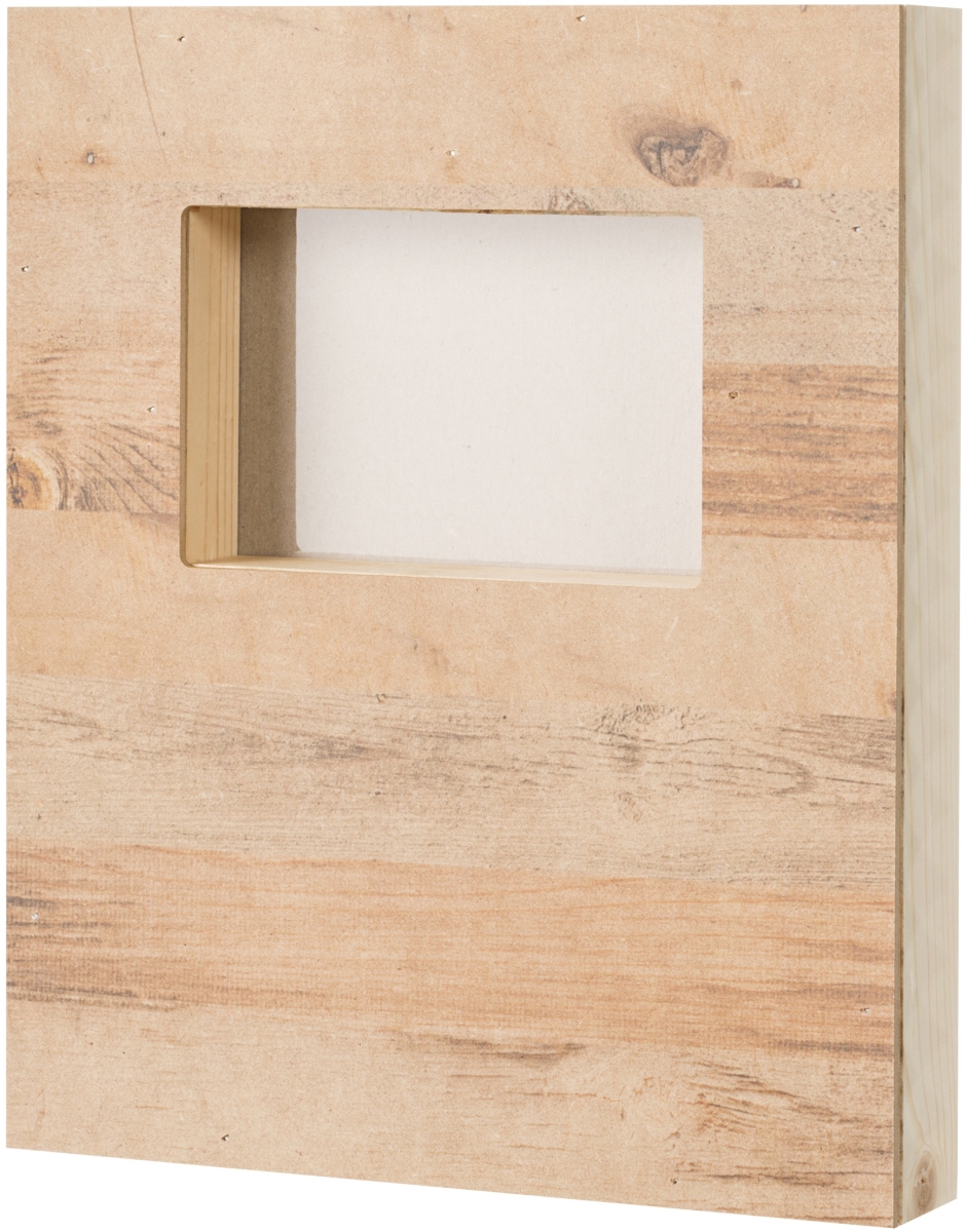 10014287 Mdf Frame With Fuax Wood Print - 11.5 X 9.5 X 1 In.