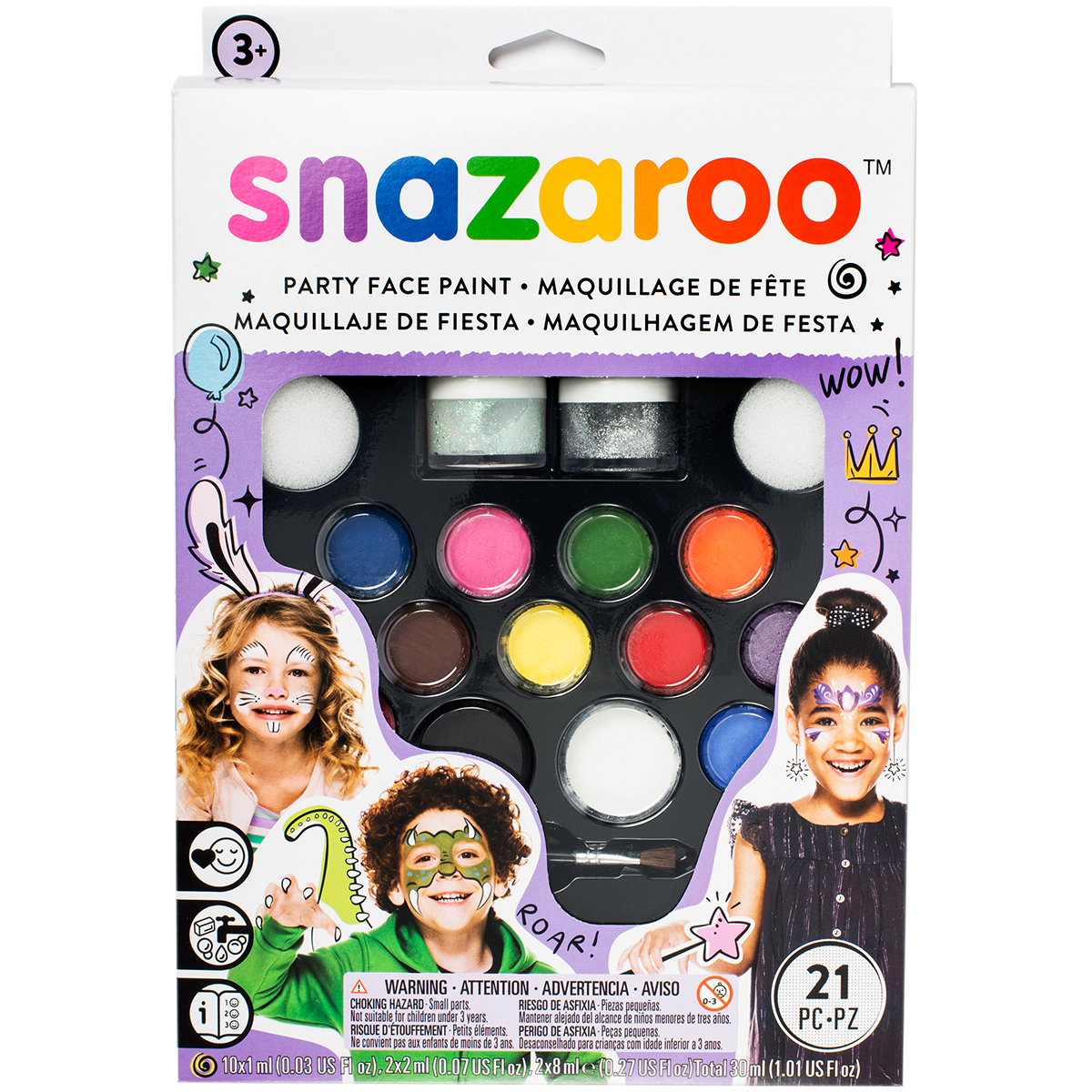 Reeves S1172071 Face Paint Ultimate Party Pack Kit