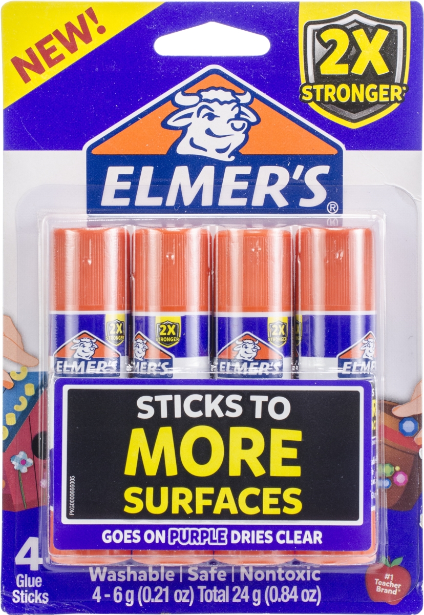 2027018 0.21 Oz Extra Strength Glue Sticks - 4 Per Pack