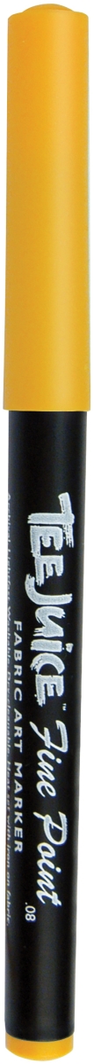 Teejucef-1009 Tee Juice Fine Point Fabric Marker Open Stock - Goldenrod