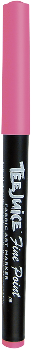 Teejucef-1011 Tee Juice Fine Point Fabric Marker Open Stock - Pink