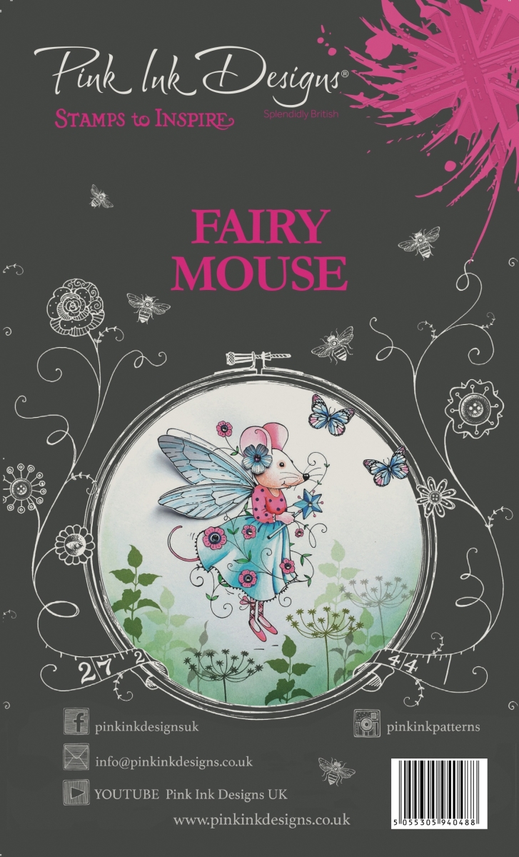 Creative Expressions Pi008 Fairy Mous - Clear Stamp Set