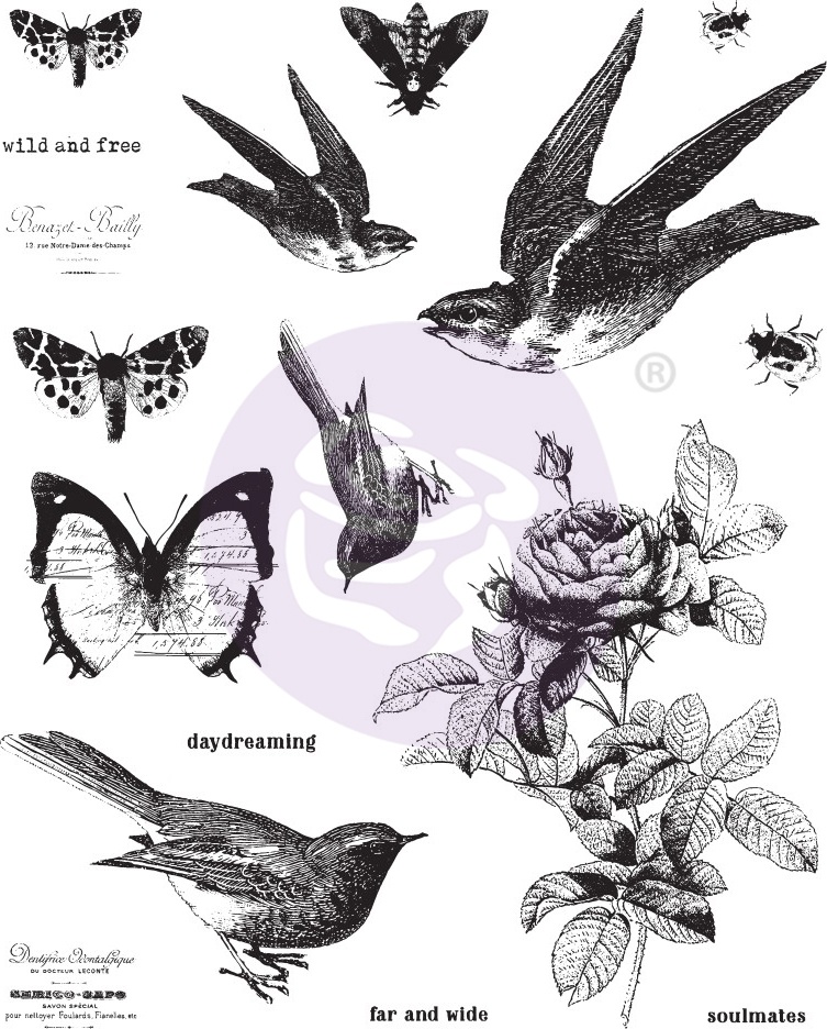 967048 Wild & Free - Finnabair Cling Stamps