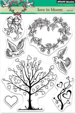 Pb30522 Love In Bloom - Clear Stamp