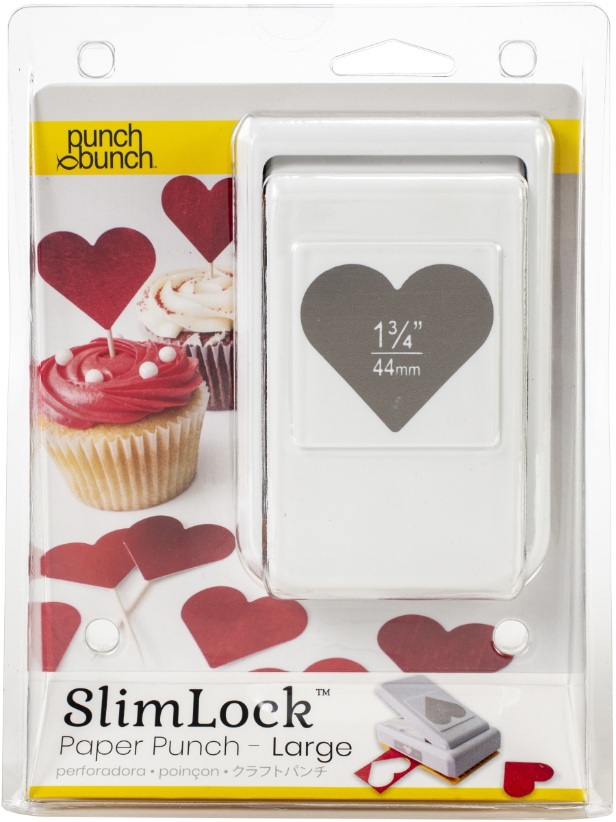 Sl4-heart 1.75 X 1.62 In. Slimlock Large Punch, Heart