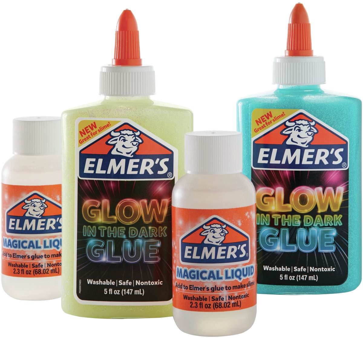 E2062242 Slime Kit With Magical Liquid, Glow In The Dark