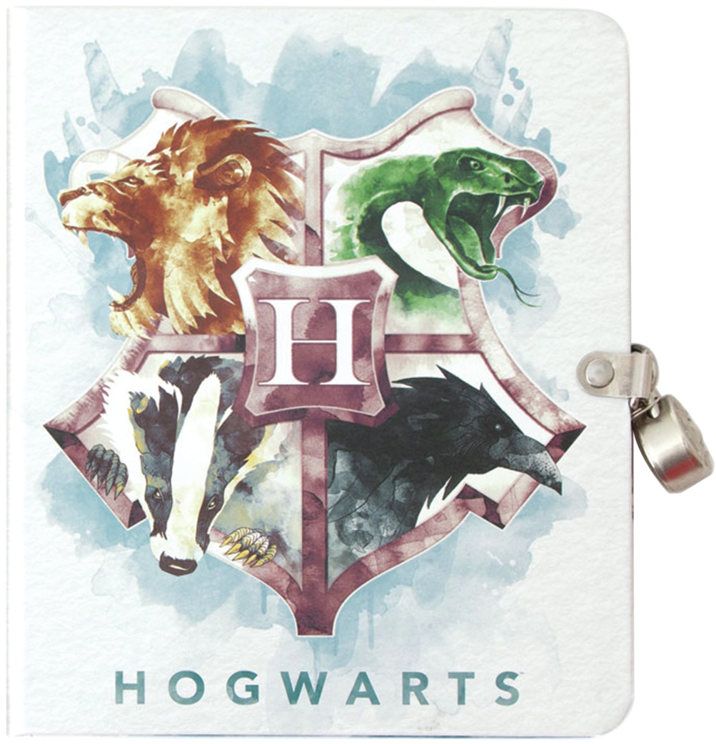 Paper House Phdry001 Harry Potter Watercolor Crest Diary