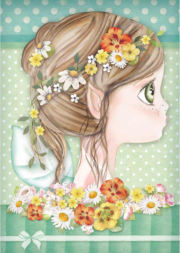 Dfsa4410 Rice Paper Sheet A4-daisy Fairy