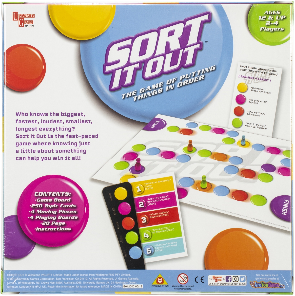 University Games Ug01029 Sort It Out Game