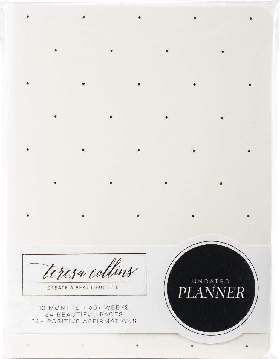 Np6x8-1012 Gold Foil Dots - Personal & Travel Planner, 6 X 8 In.