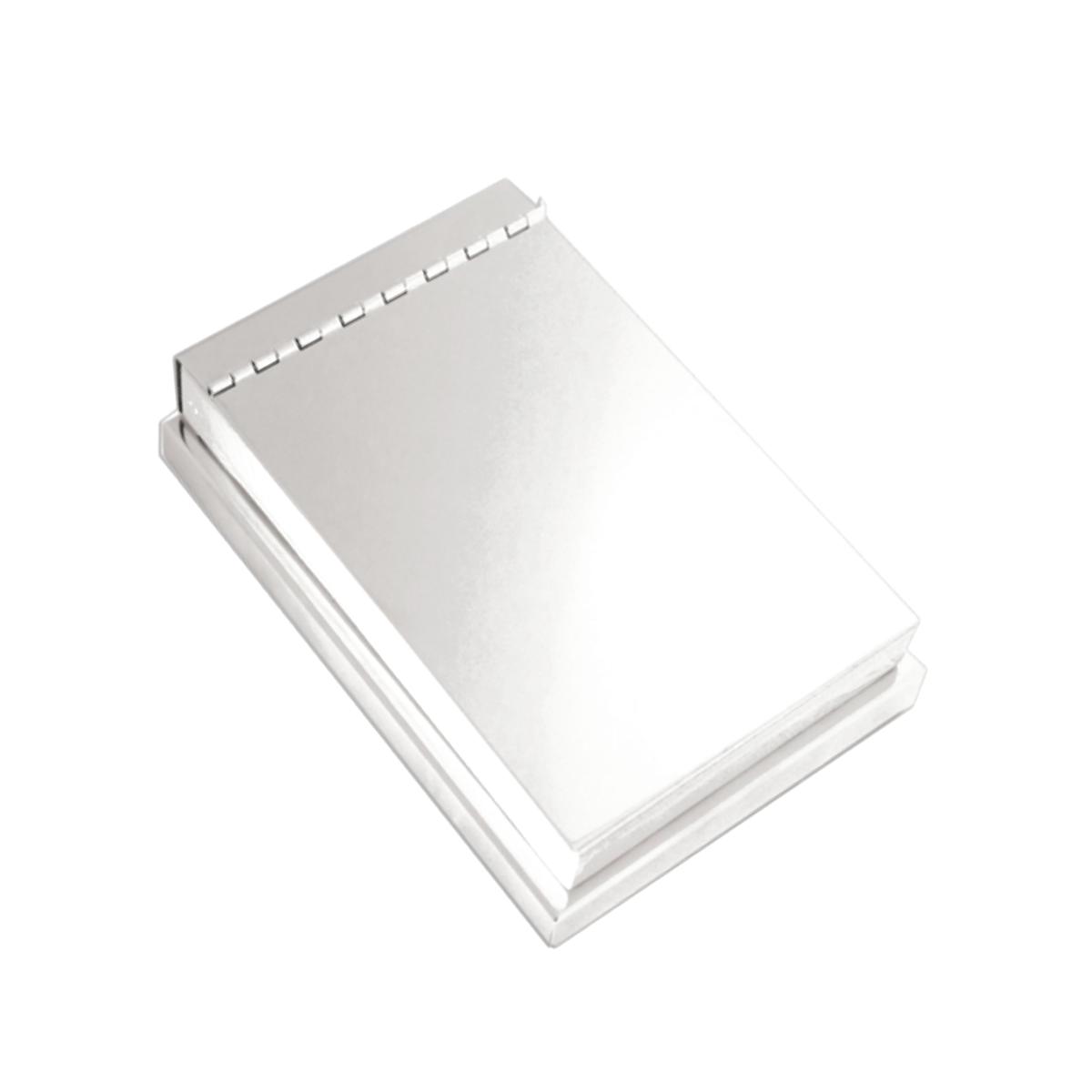 Picture of Natico Originals 30-418 Note Pad With Cover  Silver