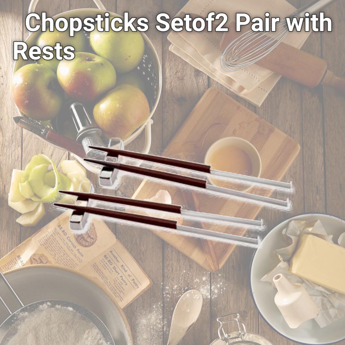 Picture of Natico Originals 60-603SET Chopsticks Setof2 Pair with Rests