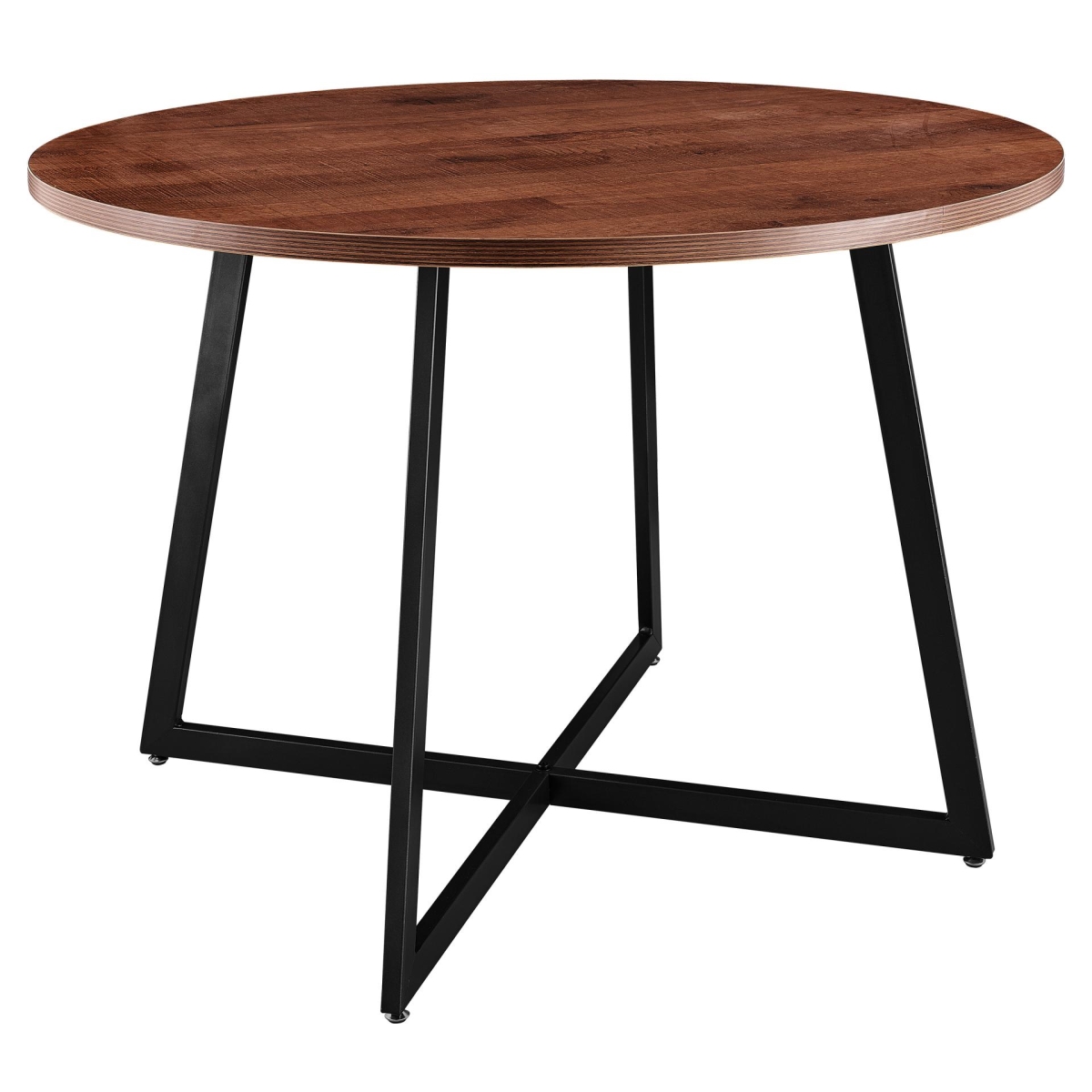 9300080-546 42 In. Courtdale Kd Round Table, Gliese Brown