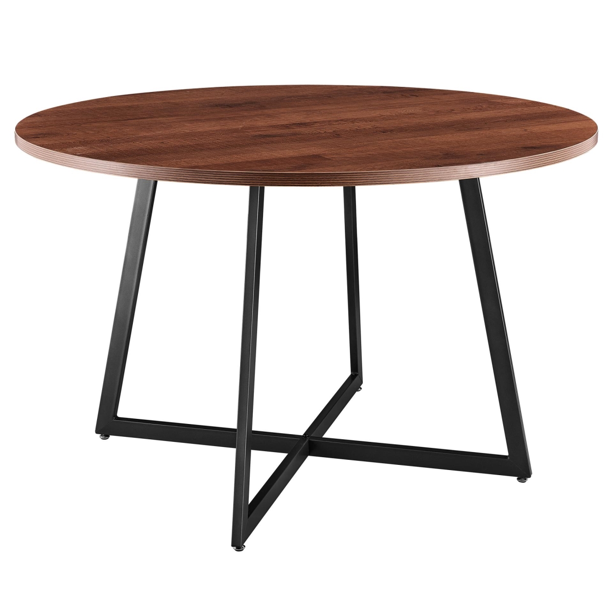 9300081-546 48 In. Courtdale Kd Round Table, Gliese Brown