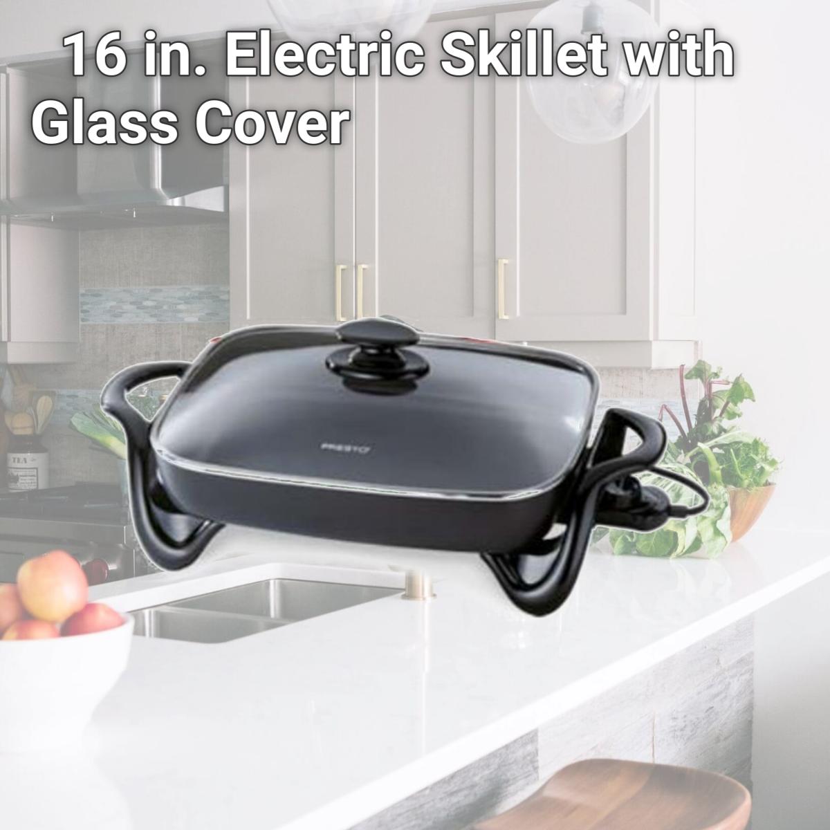Picture of National Presto Industries 06852 16 in. Electric Skillet with Glass Cover