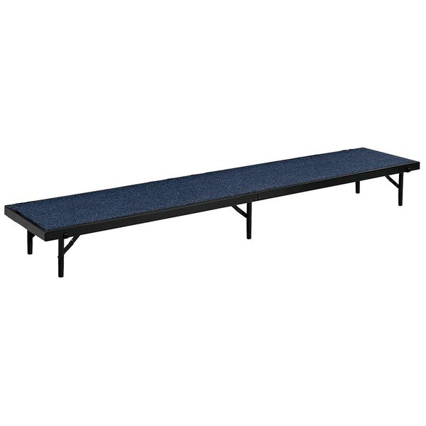 Rs16c-04 18 X 96 X 16 In. Straight Standing Choral Riser, Blue Carpet