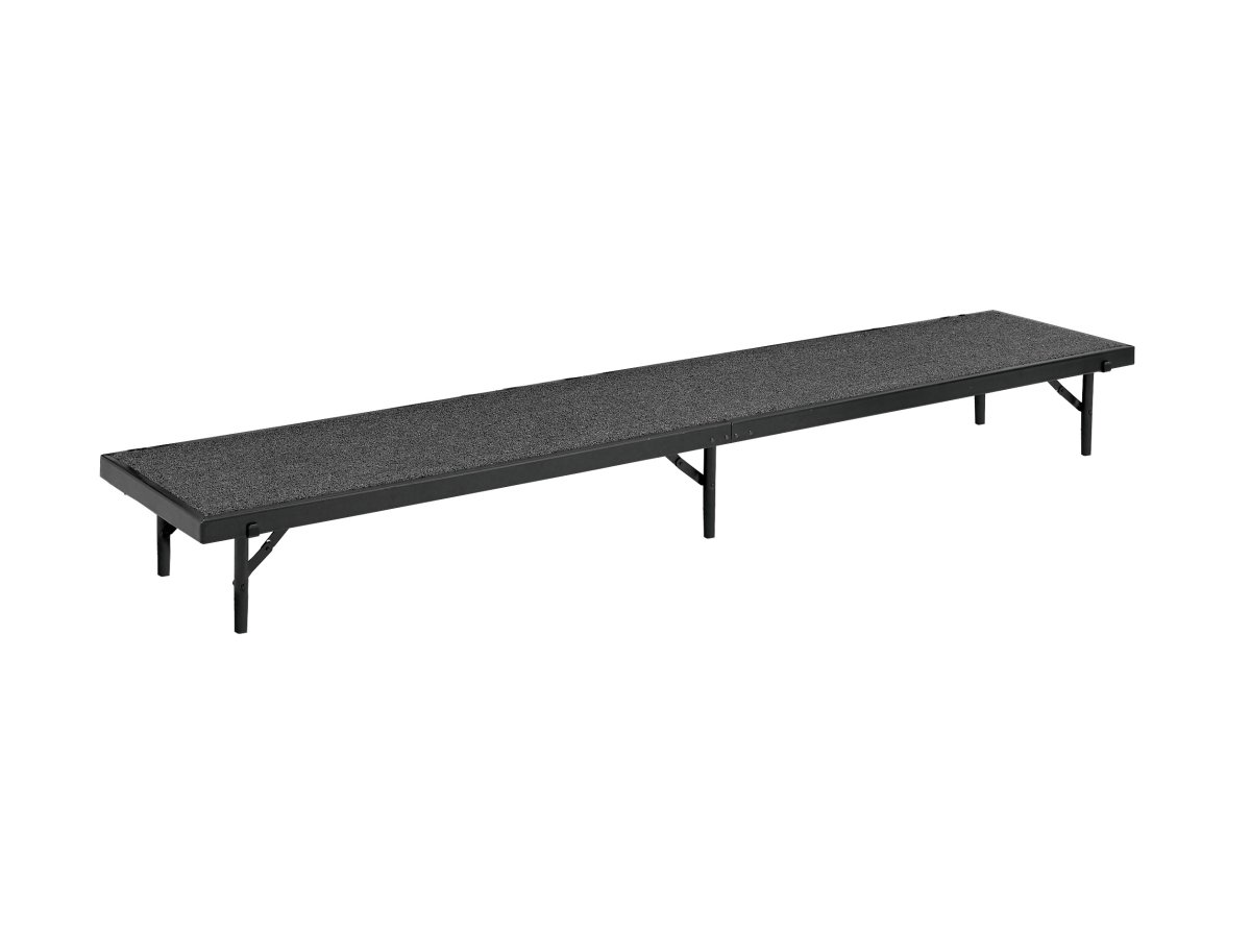 Rs8c-10 18 X 96 X 8 In. Straight Standing Choral Riser, Black Carpet