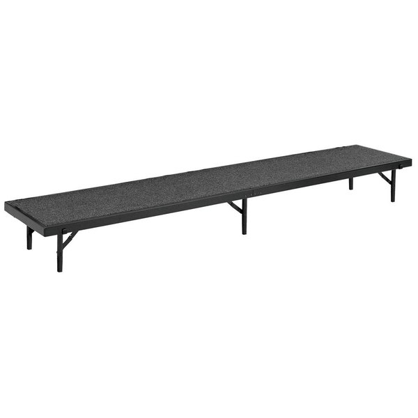 Rt16c-02 18 X 66 X 16 In. Tapered Standing Choral Riser, Grey Carpet