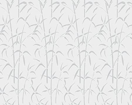 338-0023 17 X 59 In. Static Cling Window Film, Bamboo