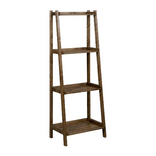 2025-chs Dunnsville 4-tier Ladder Shelf - Antique Chestnut