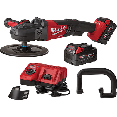 2738-22 M18 Fuel Cordless 7 In. Variable Speed Polisher Kit With 2 Batteries, Charger