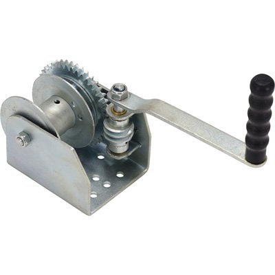 Wall-s Wall-mount Hand Winch - Single Drum, 1500 Lbs Load