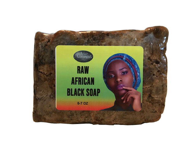 Blacksoap 4-5 Oz Raw African Soap, Black - Pack Of 3