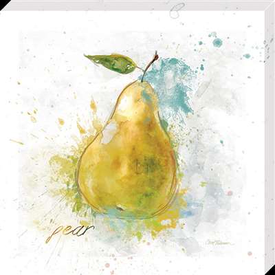 Cv1126-1111 11 X 11 In. Fresh Pear Canvas Gallery Wrapped Art Print