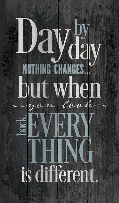 Pa1027 14 X 24 In. Day By Day Nothing Changes Wood Pallet Design Wall Art Sign